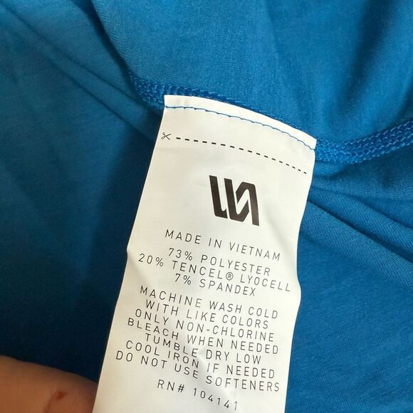 VRST mens icon comfy tank top blue tide uv protection Size L NWT - Picture 7 of 7